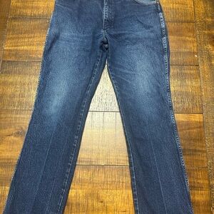 Wrangler Dark Blue Straight Jeans